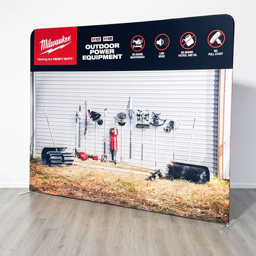 Straight Tube Media Wall