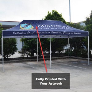 3x6 Printed Marquee Canopy With Frame