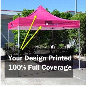 3x3 Supreme Strength Marquee with Printed Canopy